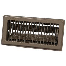 Continental Industries 28 28B 0610 Floor Register, 6 in W, Steel, Brown available at Hep Sales & North Main Lumber image number 1