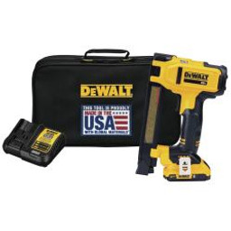 DeWALT DCN701D1 Cable Stapler Kit, Battery Included, 20 V, 2 Ah, 1 in W Crown available at Hep Sales & North Main Lumber image number 1
