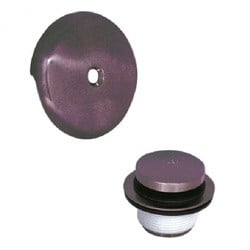 Danco 89393 Touch-Toe Tub Drain, Plastic, Oil-Rubbed Bronze available at Hep Sales & North Main Lumber image number 1