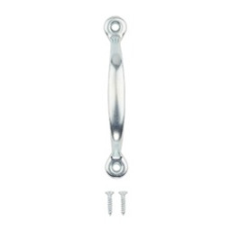 National Hardware N117-713 Door Pull, 4-3/4 in H Handle, Steel, Zinc available at Hep Sales & North Main Lumber image number 1