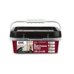 GRK Fasteners R4 121050 Screw, #9 Thread, 3-1/8 in L, Bugle Head, Star Drive, Self-Drilling, Self-Tapping Point, Steel available at Hep Sales & North Main Lumber image number 1