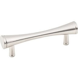 Hardware Resources K5123SN-2 Cabinet Pull, 4 in L Handle, 1-1/4 in H Handle, 1-1/4 in Projection, Zinc, Satin Nickel available at Hep Sales & North Main Lumber image number 1