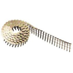 ProFIT 0611070 Coil Roofing Nail, 1-1/4 in L, Round Head, 0.12 ga Gauge, Steel available at Hep Sales & North Main Lumber image number 1
