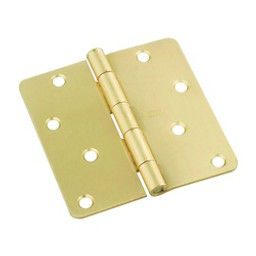 National Hardware N830-229 Door Hinge, Cold Rolled Steel, Satin Brass, Non-Rising, Removable Pin, Full-Mortise Mounting available at Hep Sales & North Main Lumber image number 1