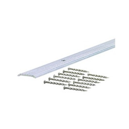 M-D 78048 Seam Binder, 36 in L, 3/4 in W, Fluted Surface, Aluminum, Mill/Silver available at Hep Sales & North Main Lumber image number 1