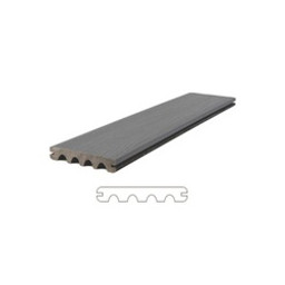 MoistureShield Elevate Series 13550306 Grooved-Edge Decking Board, 20 ft L, 6 in W, 1 in T, Canoe available at Hep Sales & North Main Lumber image number 1