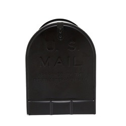 Gibraltar Mailboxes ST200B00 Rural Mailbox, 3175 cu-in Capacity, Galvanized Steel, Powder-Coated, 11.7 in W, 24.8 in D available at Hep Sales & North Main Lumber image number 1