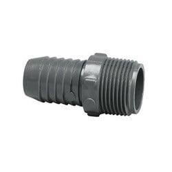 Lasco 1436005 Pipe Adapter, 1/2 in, Insert x MPT, PVC available at Hep Sales & North Main Lumber image number 1