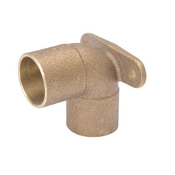 Streamline A62508NL Drop Ear Pipe Elbow, 1/2 in, Sweat, 90 deg Angle, Copper available at Hep Sales & North Main Lumber image number 1