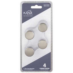 Hardware Resources K512SN-4 Cabinet Knob, Zinc, Satin Nickel, 4/PK available at Hep Sales & North Main Lumber image number 1