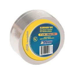 TVM TR2X30 Foil Tape, 30 ft L, 2 in W, Aluminum Backing available at Hep Sales & North Main Lumber image number 1