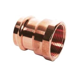 Everflow PCFA0100 Small Pipe Adapter, 1 in, Press x FPT, Copper, 200 psi Pressure available at Hep Sales & North Main Lumber image number 1
