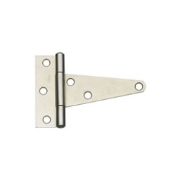 National Hardware N129-023 T-Hinge, 3.3 in W Frame Leaf, 1.127 in H Frame Leaf, Steel, Zinc, Tight Pin, 60 lb available at Hep Sales & North Main Lumber image number 1