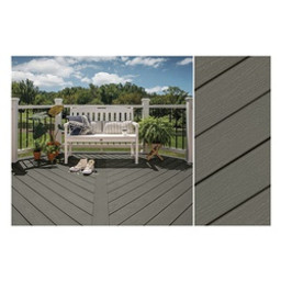 Trex Enhance Series TXDEB0106CS20G Grooved-Edge Decking Board, 20 ft L, 6 in W, 1 in T, Clam Shell available at Hep Sales & North Main Lumber image number 1