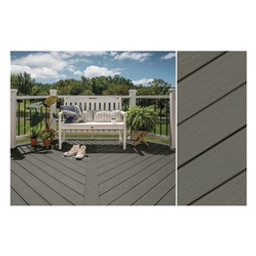Trex Enhance Series TXDEB0106CS20G Grooved-Edge Decking Board, 20 ft L, 6 in W, 1 in T, Clam Shell available at Hep Sales & North Main Lumber image number 1