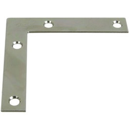 National Hardware V117 Series N114-025 Corner Brace, 3-1/2 in L, 5/8 in W, 3-1/2 in H, Steel, Zinc, 0.07 Thick Material available at Hep Sales & North Main Lumber image number 1