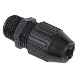 Thomas & Betts NBBG-G Series 2694 Cable Gland Connector, 3/4 in NPT, Nylon, Black available at Hep Sales & North Main Lumber image number 1