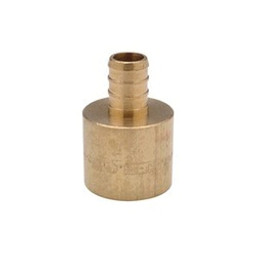 Zurn ZurnPEX QQ770CX Pipe Adapter, 3/4 x 1/2 in, Barb x Female Sweat, Copper, 80 to 160 psi Pressure available at Hep Sales & North Main Lumber image number 1