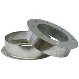 Airjet 6VT Thimble, Steel, Galvanized available at Hep Sales & North Main Lumber image number 1