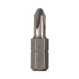 DeWALT DW2004BL Insert Bit Tip, #2 Drive, Phillips Drive, 1/4 in Shank, Hex Shank, 1 in L, Steel available at Hep Sales & North Main Lumber image number 1