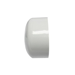 Canplas 193084S Pipe Cap, 4 in, Hub, PVC, White available at Hep Sales & North Main Lumber image number 1