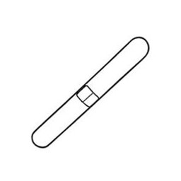 Rubbermaid FGM255000000 Dust Mop Frame, 36 in L, 5 in W, Metal, Silver available at Hep Sales & North Main Lumber image number 1