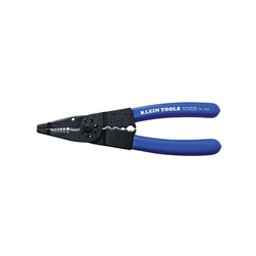 Klein Tools 1010 Long Nose Plier, 10 to 22 AWG Wire, 10 to 20 AWG Solid, 12 to 22 AWG Stranded Stripping, 8-1/4 in OAL available at Hep Sales & North Main Lumber image number 1