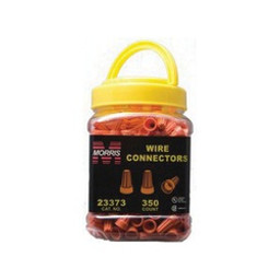 Morris Products Inc 23373 Screw-On Wire Connector, 20 to 16 AWG Wire, Thermoplastic Housing Material, Orange, 350/PK available at Hep Sales & North Main Lumber image number 1
