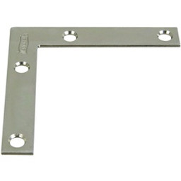 National Hardware V117 Series N113-969 Corner Brace, 3 in L, 1/2 in W, 3 in H, Steel, Zinc, 0.07 Thick Material available at Hep Sales & North Main Lumber image number 1
