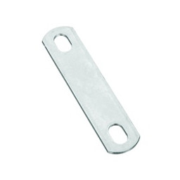 National Hardware 2191BC Series N222-331 U-Bolt Plate, 4.88 in L, 1.02 in W, 0.44 in Bolt Hole, Steel, Zinc available at Hep Sales & North Main Lumber image number 1