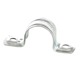Minerallac Traditional 292 2-Hole Strap, 2-1/2 in, Steel, Silver, Zinc-Plated available at Hep Sales & North Main Lumber image number 1