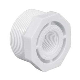 Lasco 439131BC Reducer Bushing, 1 x 3/4 in, MPT x FPT, PVC, SCH 40 Schedule available at Hep Sales & North Main Lumber image number 1