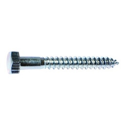 Midwest Fastener 01316 Lag Screw, 3/8 in Thread, 2-1/2 in OAL, Zinc available at Hep Sales & North Main Lumber image number 1