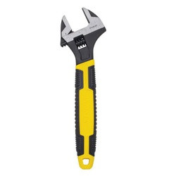 Stanley 90-950 Adjustable Wrench, 12 in OAL, 1-9/16 in Jaw, Steel