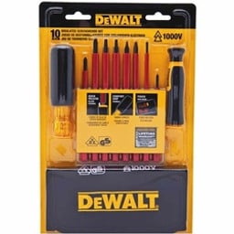DeWALT DWHT66417 Screwdriver Set, Vinyl, Assorted, Specifications: Round Shank available at Hep Sales & North Main Lumber image number 1