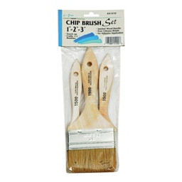 Linzer A1510 Chip Brush Set, 3-Brush available at Hep Sales & North Main Lumber image number 1
