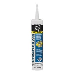 DAP 18275 Premium Sealant, White, 1 day Curing, 40 to 100 deg F, 10.1 oz Cartridge available at Hep Sales & North Main Lumber image number 1