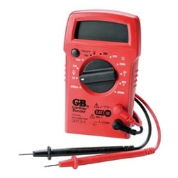 Gardner Bender GDT-311 Multimeter, 500 VAC, 600 VDC, 2 MOhm, Digital, LCD Display, Functions: AC Voltage, DC Voltage, Resistance available at Hep Sales & North Main Lumber image number 1