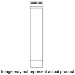 Z-Flex NovaVENT Series 2NVP3.5 Gas Vent Pipe, 3 in OD, 1-1/2 ft L, Stainless Steel available at Hep Sales & North Main Lumber image number 1