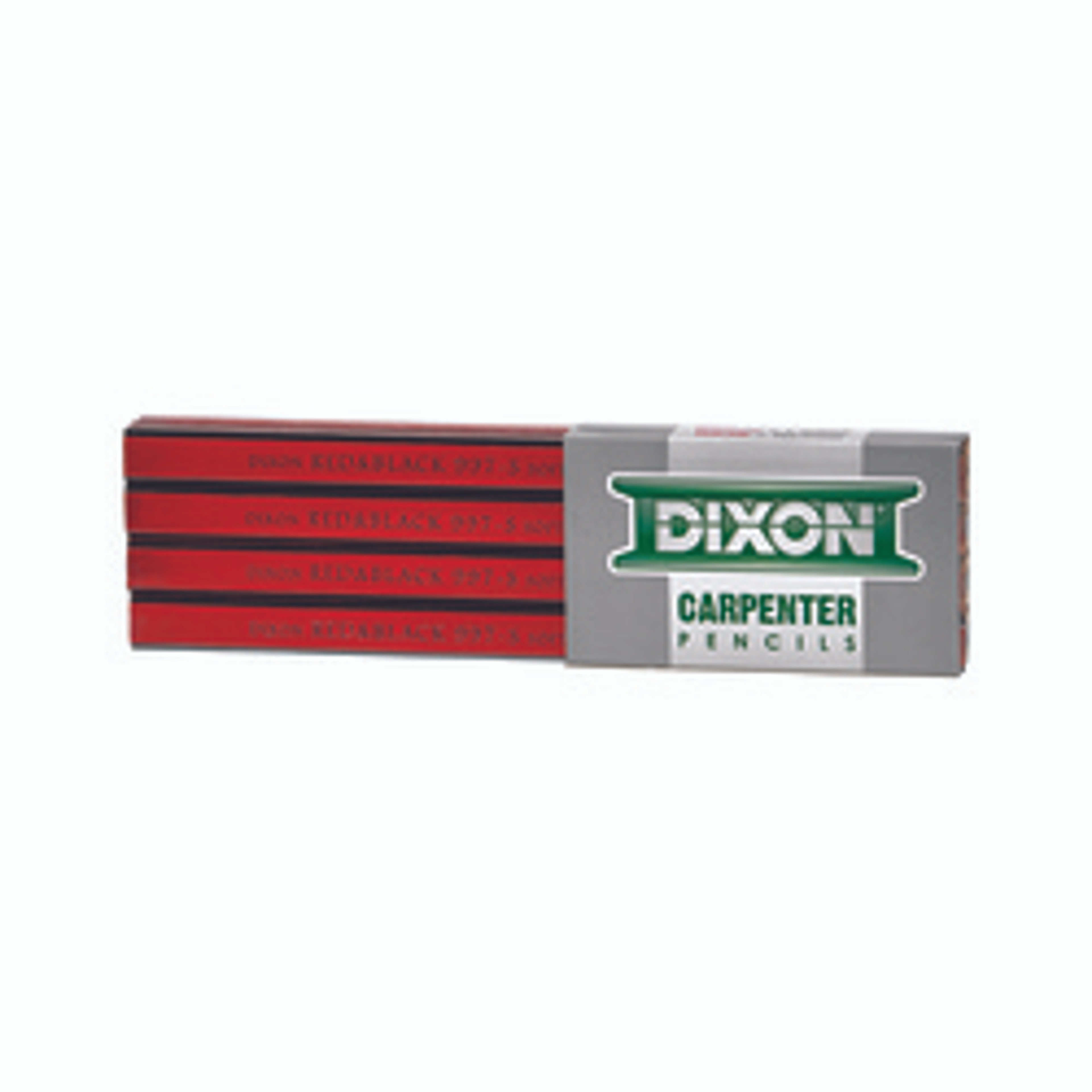 Dixon Ticonderoga 14100 Carpenter Pencil, Black/Red, 7 in L available at Hep Sales & North Main Lumber image number 1