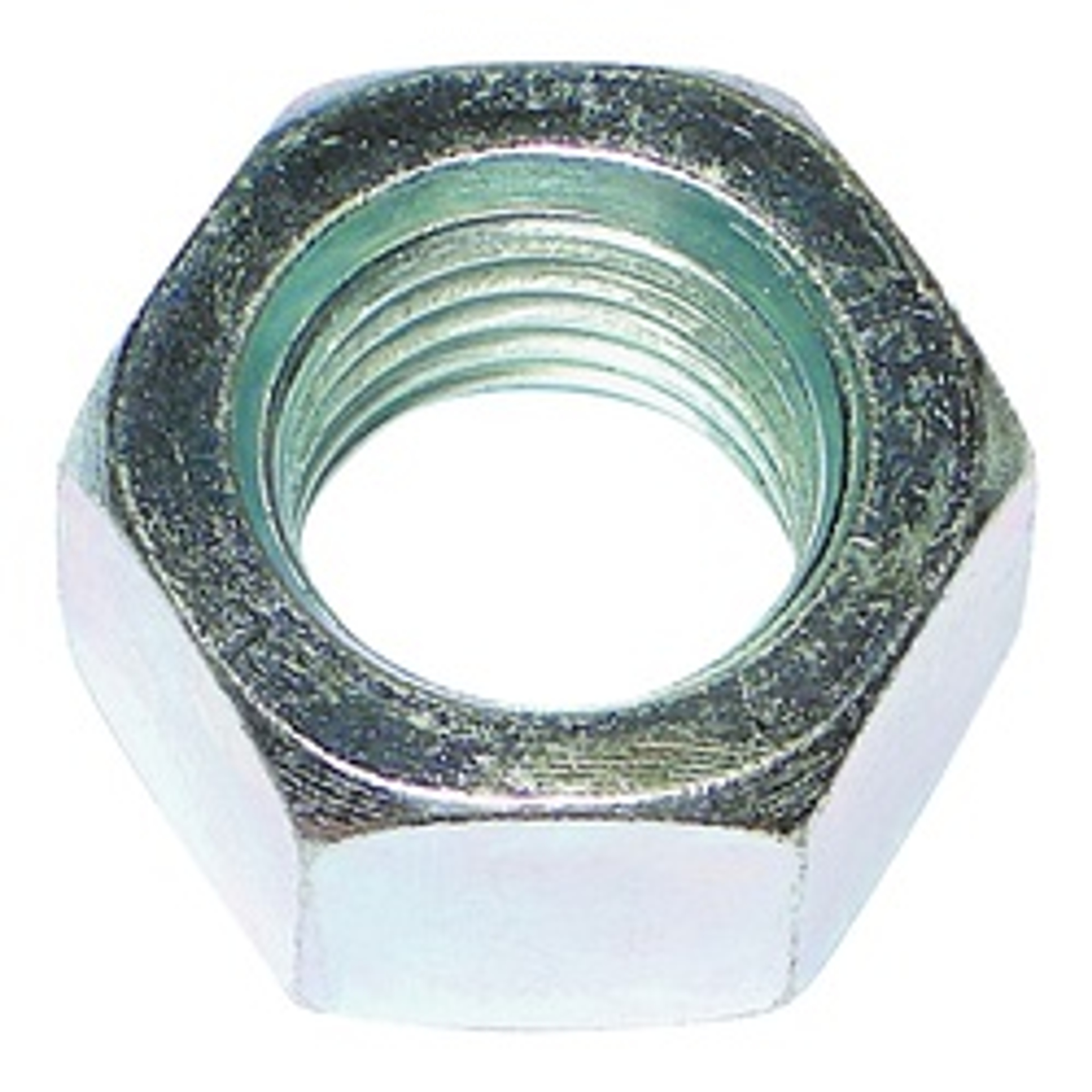 Midwest Fastener 03672 Hex Nut, Coarse Thread, 3/8-16 Thread, Zinc, Zinc, 2 Grade available at Hep Sales & North Main Lumber image number 1