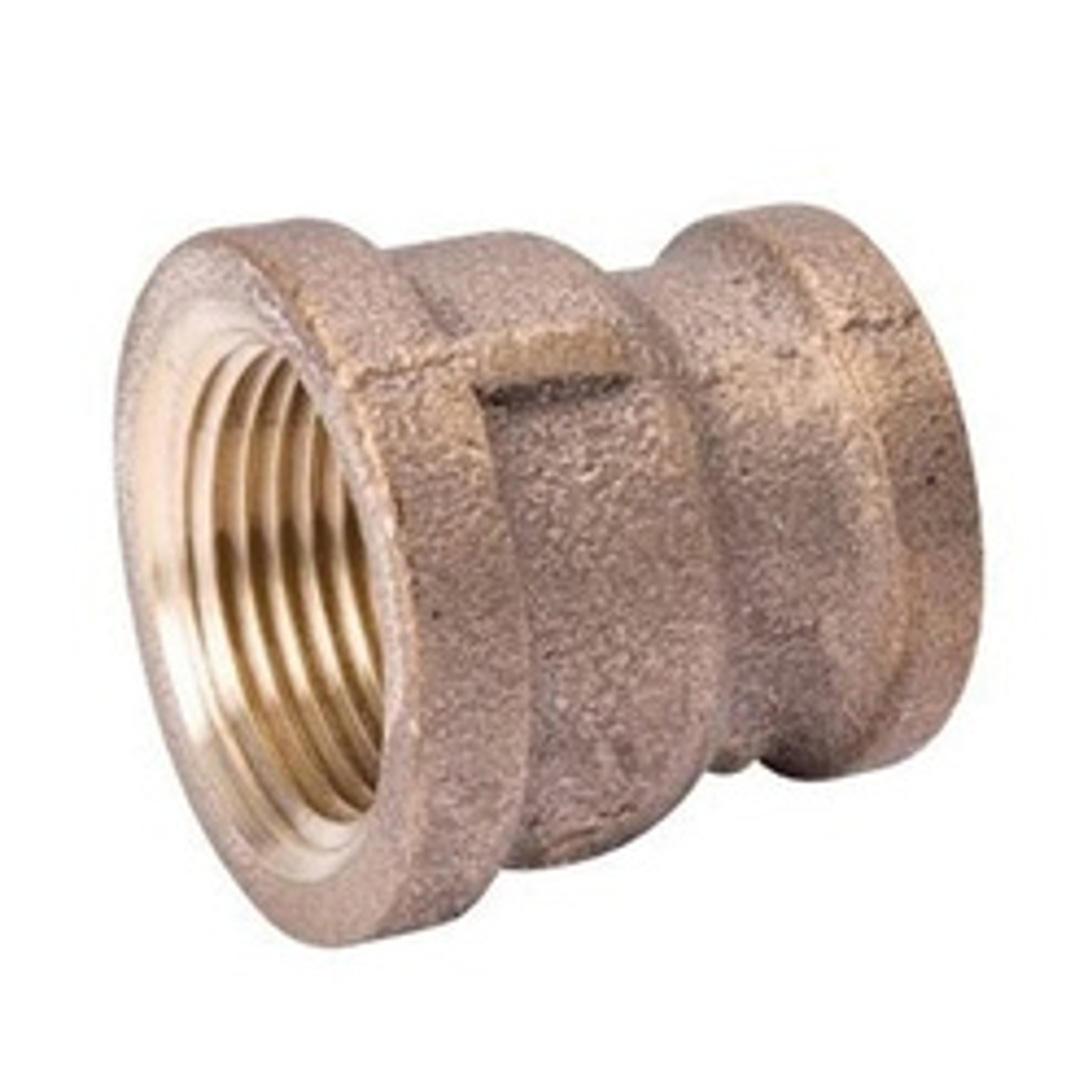 Southland 454-031NL Pipe Reducing Coupling, 1/2 x 1/4 in, FIP, Red Brass, 125 psi Pressure available at Hep Sales & North Main Lumber image number 1