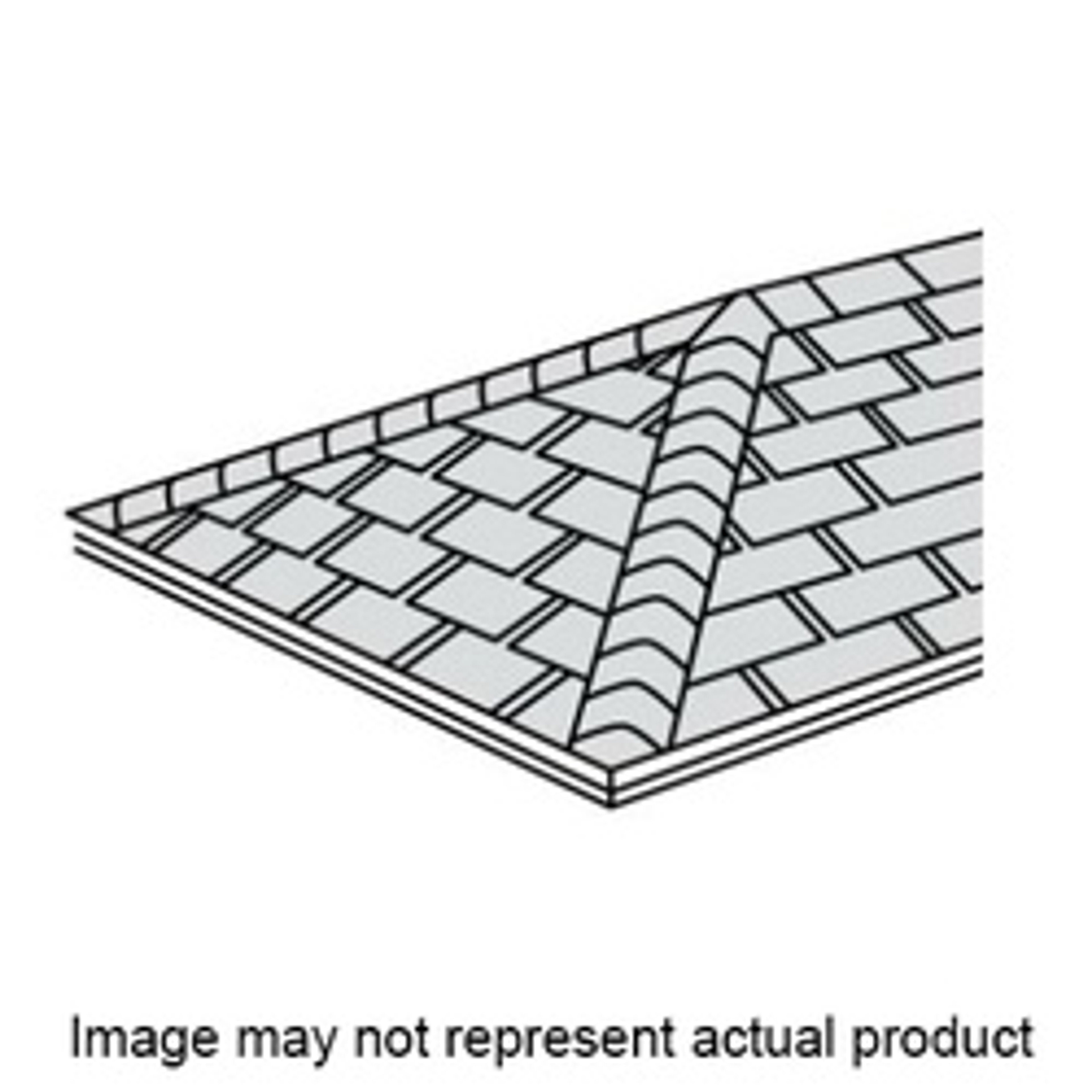 Atlas Pro-Cut PPOR Hip and Ridge Shingle with Protector, 12 in L, 12 in W, Asphalt, Oyster Shell available at Hep Sales & North Main Lumber image number 1