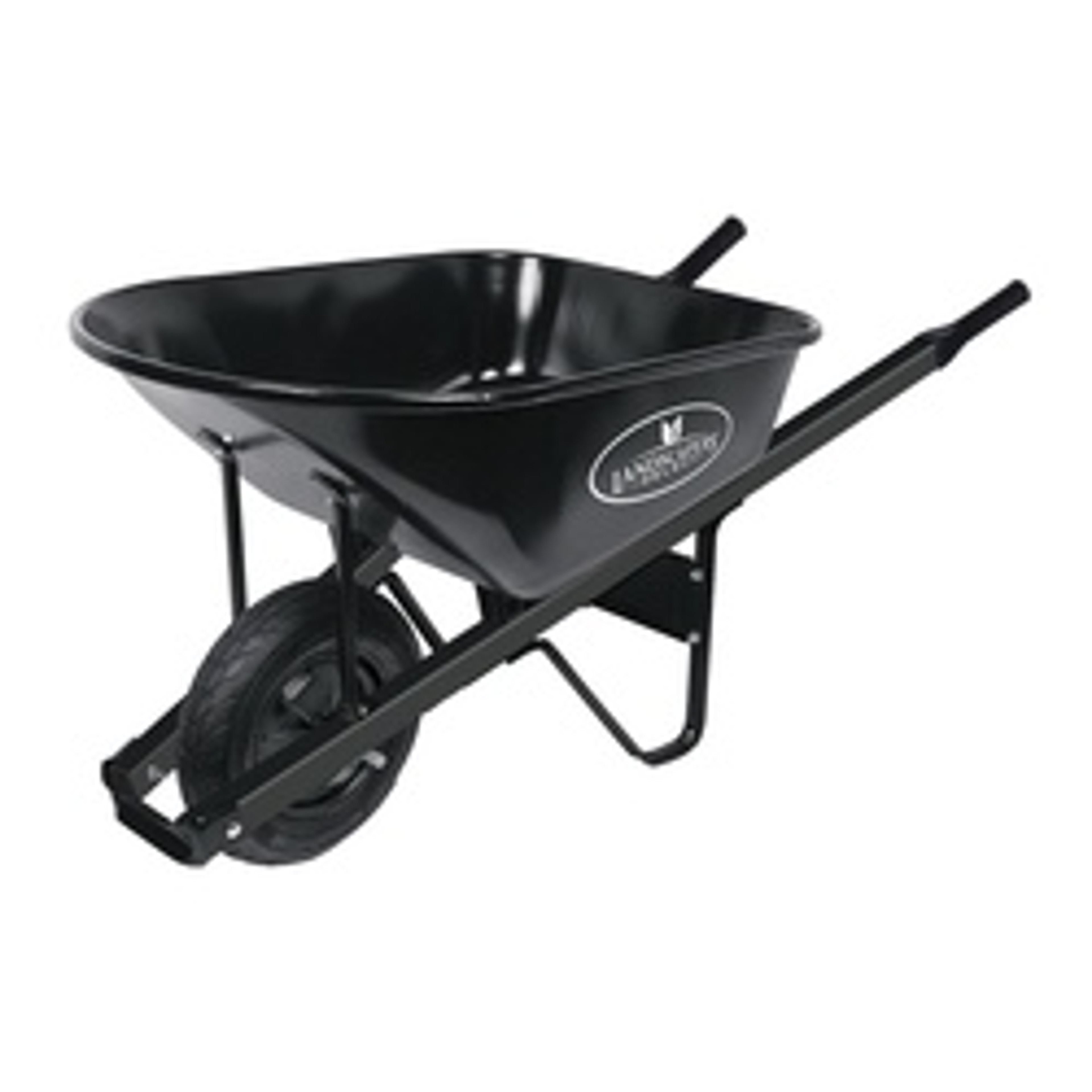 Landscapers Select Contractor Wheelbarrow Kit, 6 cu-ft Volume, Steel, 1 -Wheel, Pneumatic Wheel, 16 in Wheel available at Hep Sales & North Main Lumber image number 1