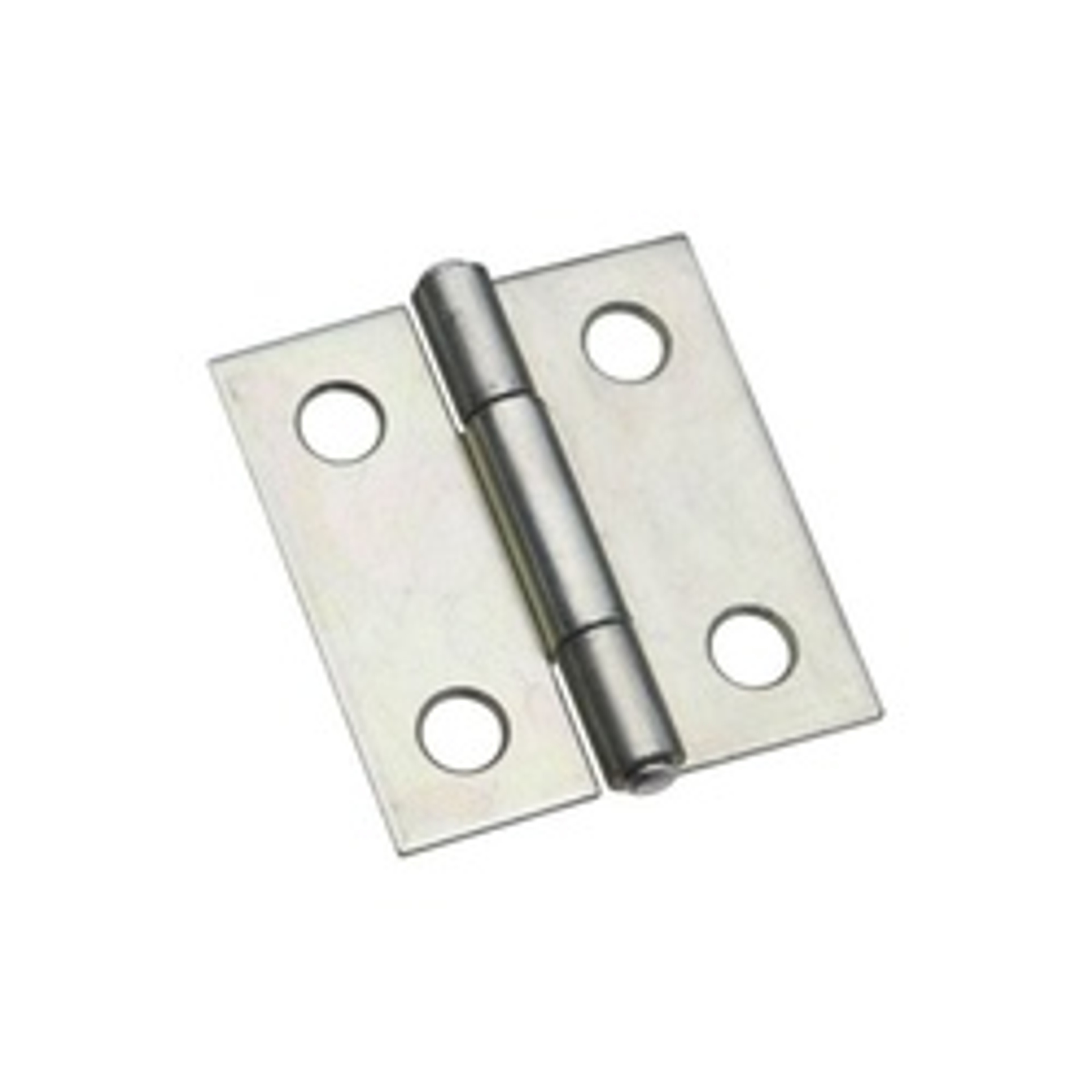 National Hardware N146-043 Narrow Hinge, 1-1/2 in W Frame Leaf, 0.045 in Thick Frame Leaf, Aluminum/Cold Rolled Steel available at Hep Sales & North Main Lumber image number 1