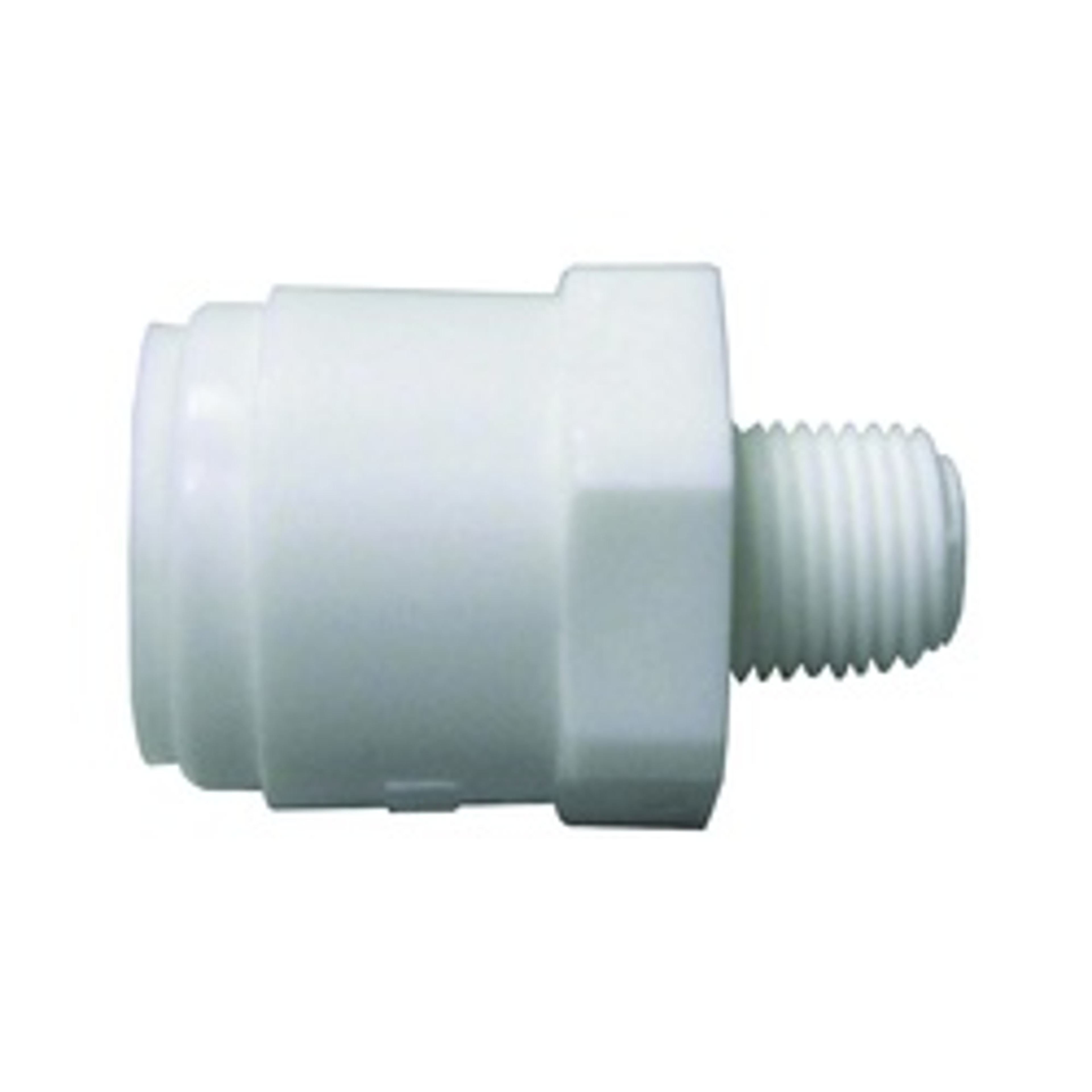Watts PL-3004 Pipe Adapter, 1/4 x 1/8 in, Compression x MPT, Plastic, 150 psi Pressure available at Hep Sales & North Main Lumber image number 1