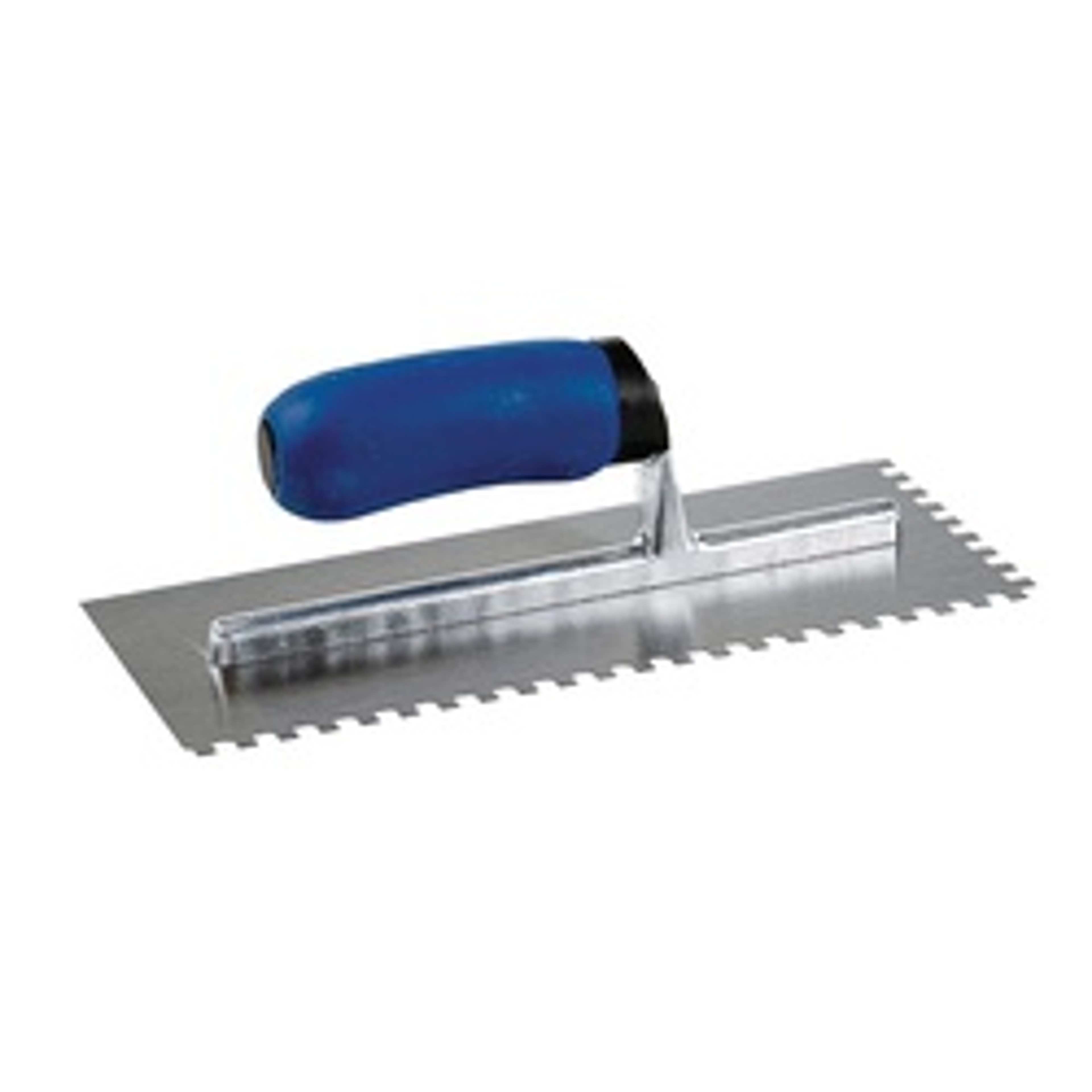 M-D 49112 Tile Installation Trowel, 11 in L, 4-1/2 in W, Square Notch, Comfort-Grip Handle available at Hep Sales & North Main Lumber image number 1