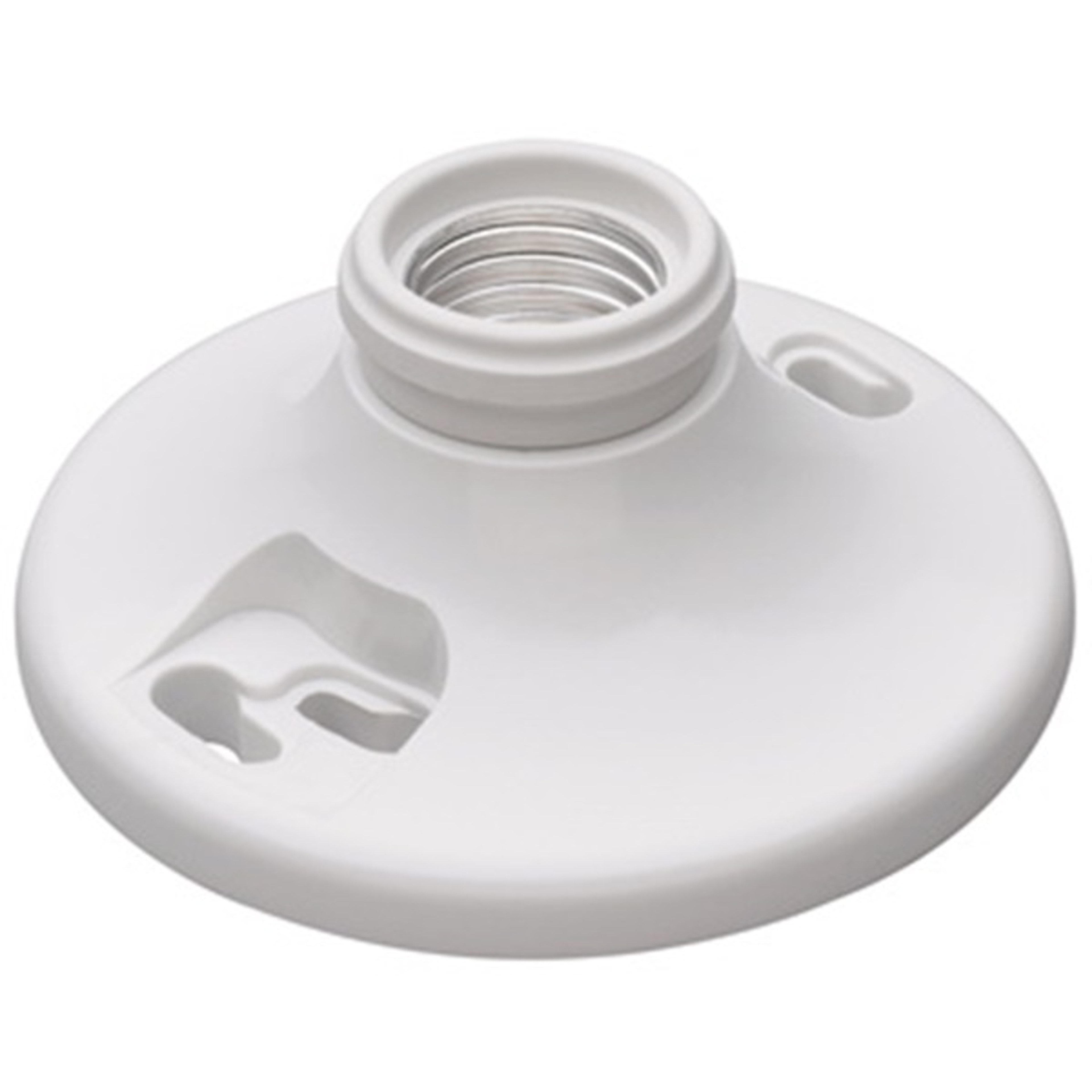 Pass & Seymour 276WHCC18 Lamp Holder with Cage Neck, 250 V, 660 W, Plastic Housing Material, White