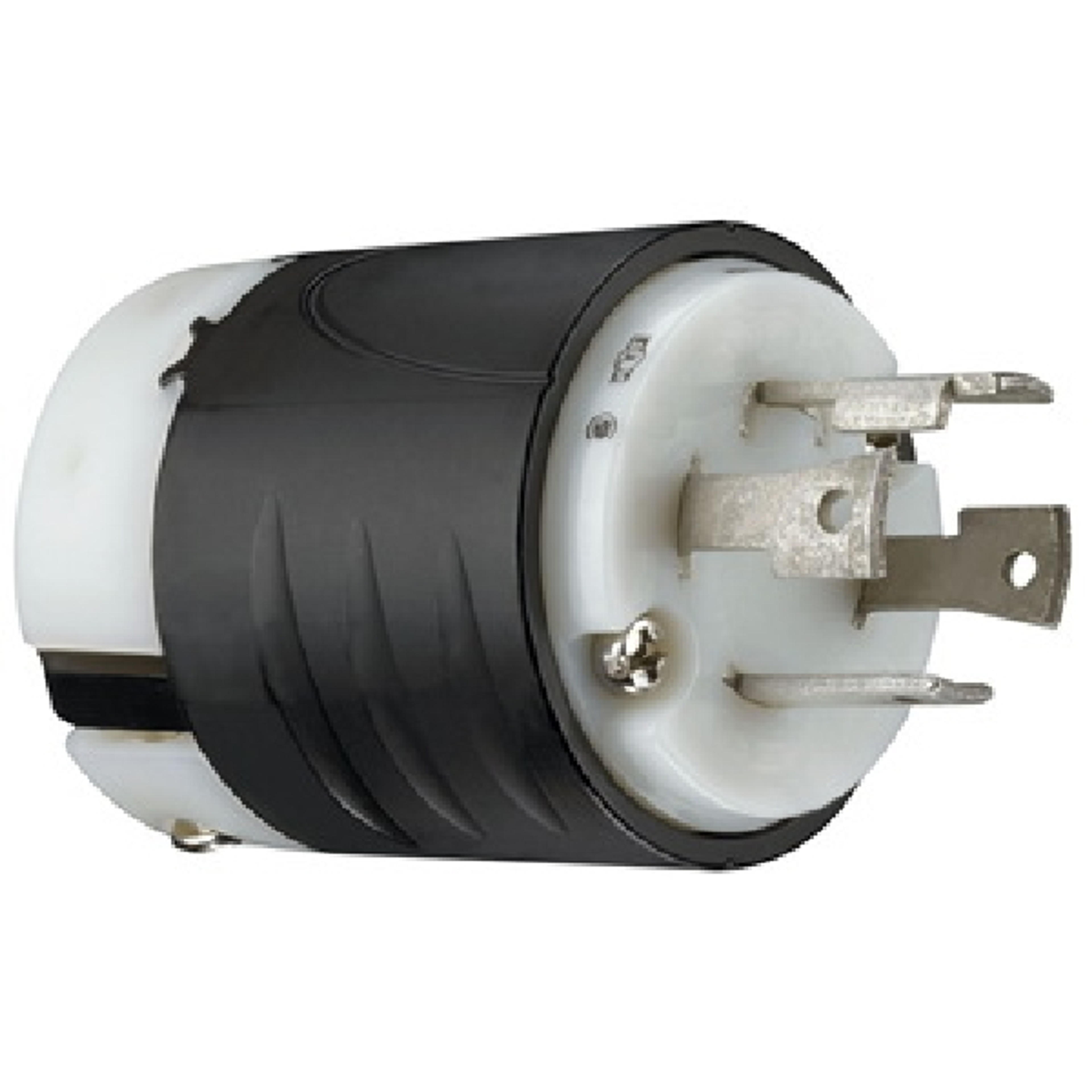 Pass & Seymour Turnlok L1430PCC Locking Connector, 3 -Pole, 30 A, 250 V, IP20, NEMA: NEMA L14-30P, Black/White