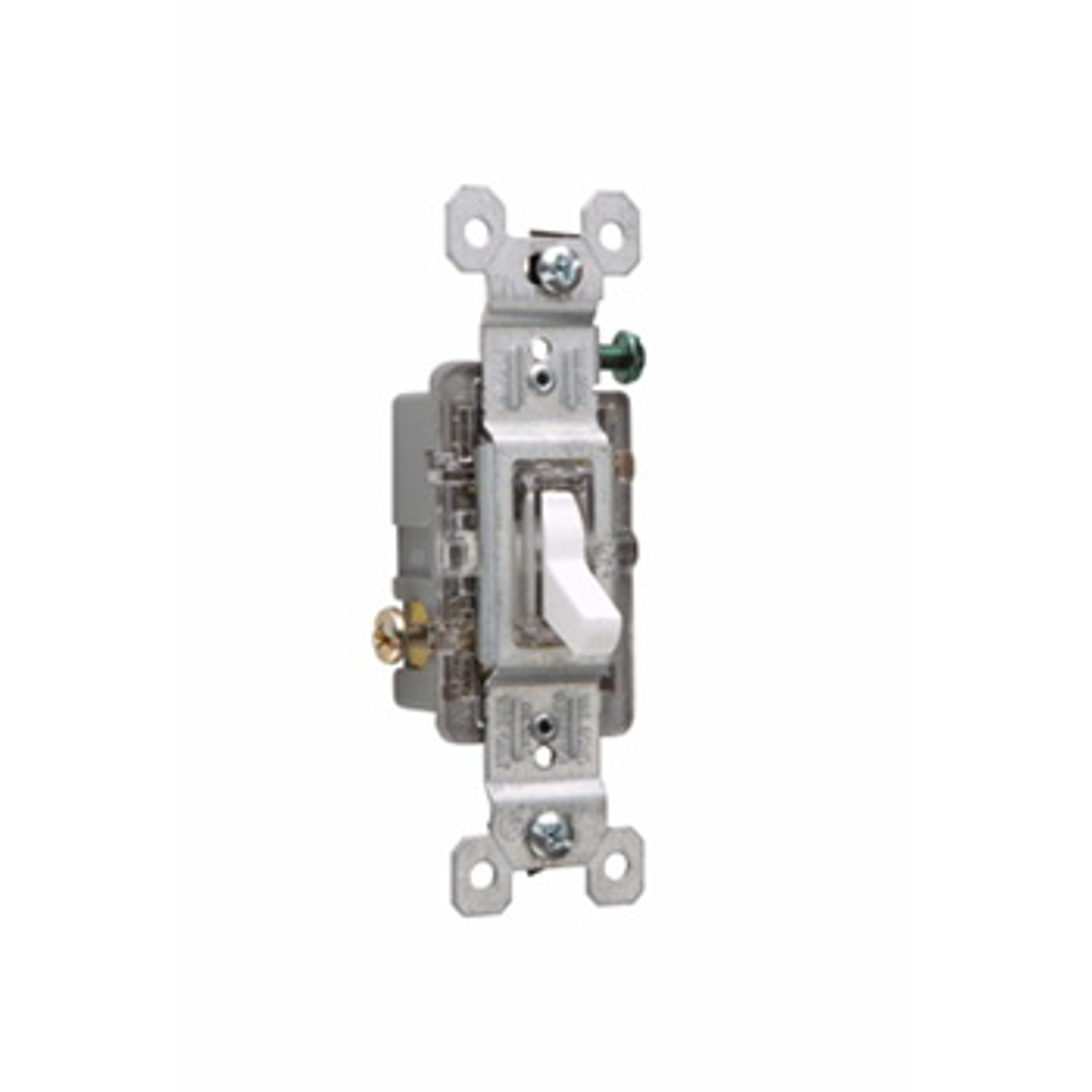 Pass & Seymour TradeMaster 660WSLG Switch, 15 A, 120 V, Thermoplastic Housing Material, White